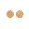 Pendientes de Diseño de Nicho con Forma de Rombo de Diamante con Pequeñas Perlas de Arroz, Lujo Ligero, Moda de Gama Alta, Pendientes Elegantes y con Estilo, Populares en Xiaohongshu