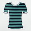 Fábrica atacado tecido 21 brocado algodão grânulo listrado tecido de malha verão respirável sweat-wicking tecido camisa polo
