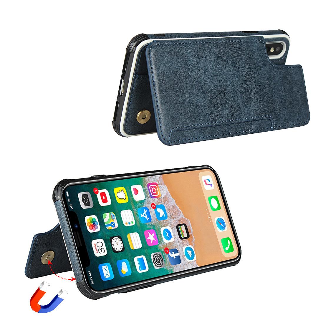 苹果iPhone X/Xs 翻盖插卡手机壳