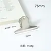 Clips con forma de montaña de acero inoxidable, clips metálicos de oficina, carpetas de archivo personalizadas multiespecificación, portafacturas, clips para agenda, papelería al por mayor