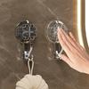 Gancho con Ventosa de Lujo Ligero Sin Perforaciones Gancho Adhesivo Fuerte Puerta de Baño Parte Trasera Pared de Cocina Trébol de Cuatro Hojas Adhesivo Fuerte con Capacidad de Carga