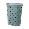 Cesto de Roupa Suja, Cesto de Armazenamento de Roupa Suja, Cesto de Roupa Suja, Balde de Armazenamento de Detritos Domésticos com Tampa, de Aparência Sofisticada, Cesto de Lavanderia de Grande Capacidade