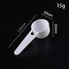 Lugar de fábrica 3G plástico cuchara pequeña 10g cuchara pequeña desechable cuchara para condimentos 2G cuchara medidora de sal 5g cuchara para leche en polvo