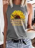 Comercio exterior comercio electrónico transfronterizo estación independiente Amazon nuevo top de camiseta sin mangas estampado para mujer chaleco