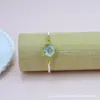 Pulsera de Flores Secas, Flor Eterna, Gipsófila, Narciso, Pulsera con Marco de Aleación Dorada, Pulsera Tejida a Mano con Flores Reales
