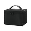 Bolsa de cosméticos de tela Oxford con logotipo imprimible de fábrica, bolsa de almacenamiento portátil de viaje de gran capacidad, bolsa de lavado portátil impermeable