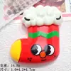 Accesorios Navideños de Resina Lindos con Ojos de Dibujo Animado Materiales de Parche Decoración Colgante para Funda de Teléfono Accesorios para el Cabello Pegamento de Crema DIY