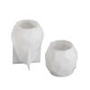 Yu Meiren Resina de Gota de Goma Cristalina Aromaterapia Yeso Corte Irregular Manzana Pera Vela Mesa Molde de Silicona