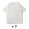 Camiseta base de manga corta de color liso, corte holgado, marca de moda, para primavera y verano, camiseta de manga corta gruesa de peso pesado de 210G, unisex, hecha de algodón peinado