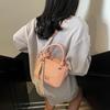 Bolso de Moda de Estilo Occidental para Mujer 2025 Primavera Nuevo Bolso Casual Cruzado Diseño Nicho Bolso Cubo Portátil