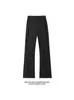 Calça de Lã Pesada Céu Estrelado 420g para Homens, Calça Melard, Calça Flare Retro Americana Cleanfit, Estilo Outono e Inverno