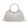 Bolsas para Mujer 2025 Nueva Moda Europea y Americana Bolsos Bordados Elegante Bolso Cruzado Tipo Caja Bolso de Hombro Moderno con Estilo