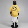Ropa de Moda Street Dance Ropa de Hip-Hop para Actuación Infantil Traje de Hiphop Infantil Ropa de Actuación Street Dance Genial para Niños y Niñas Verano