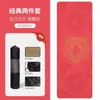 Tapete para tiranos micro-locais com hot stamping PU tapete de yoga borracha natural absorvente de suor úmido e seco antiderrapante tratamento de preço especial