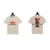 2024 VLONE Camiseta de Manga Corta Serie V Grande Estampado de Estrella V Camiseta de Manga Corta para Parejas Hombres y Mujeres Tendencia High Street Personalizada