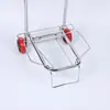 Carro de equipaje pequeño de cristal para uso doméstico al por mayor, plegable, portátil, pequeño, para tirar, remolque para la compra