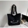 Bolsa de Lona Simple de Gran Capacidad 2025 Fresca Color Puro Casual Moda Ligera para Salir Bolso Bandolera de Estudiante Bolso Tote Cruzado