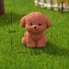 Desenho Animado Transfronteiriço Cachorrinho Fofo de Pelúcia Micro-paisagem Decoração de Jardinagem Pequenos Enfeites Mini Filhote DIY Resina Pequenos Acessórios