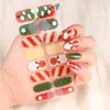 Adesivos Europeus de Halloween para Unhas À Prova d'Água Cor Sólida Adesivos de Natal para Unhas Não Requerem Cozimento Adesivos de Unhas Completo