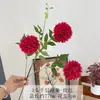 Bolas de Flores Artificiales para Bodas, Crisantemo de 3 Cabezas, Arreglos de Flores Falsas para Decoraciones de Boda, Arreglos Florales para Decoración del Hogar