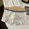 Nuevos calzoncillos tipo bóxer para hombre con tacto de algodón 10A antibacterianos talla grande transpirables de cuatro esquinas paquete de 4