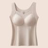Chaleco térmico de terciopelo alemán explosivo para mujer, otoño e invierno, fiebre, cachemira, seda, una pieza, sin sujetador, ropa interior térmica básica