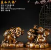 Enfeites de elefante chinês auspiciosos Nafu artesanato em resina escritório sala de estar armário de vinho decoração de casa enfeites atacado