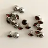 Faça você mesmo: Rebites coloridos de diamante de 7 mm para roupas, bolsas, sapatos, meias, pulseiras de relógio, acessórios, miçangas soltas, ferragens para malas.