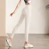 Pantalones Elásticos Ajustados de Cintura Alta para Levantar Cadera y Apretar Abdomen Ropa Exterior de Base Pantalones Tiburón Pantalones de Pilates Yoga Fitness Running Deportes