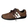Zapatos Agan para mujer, suela suave, deportivos casuales, 2026 primavera y otoño, malla fina transpirable, zapatos blancos, zapatillas de entrenamiento retro alemanas para mujer