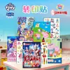 Auténticas Pegatinas de Tatuaje de Peppa Pig para Niños, Pegatinas de Transferencia de Dibujos Animados de Niña, Pegatinas Decorativas Seguras y Lavables para Bebés, Impermeables