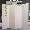 Divisória de Tela Dobrável Moda para Sala de Estar Porta de Entrada Tela Dobrável Branca Quarto Tela Dobrável Simples Minimalista Moderno Estilo Chinês Tela Dobrável