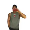 Colete Esportivo Casual Masculino Amazon Transfronteiriço Camiseta Masculina Solta Sem Mangas Colete Esportivo Respirável para Treinamento