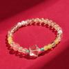 Pulsera Asai de Perla de Agua Dulce Amarilla para Mujer Fresca y Dulce Turquesa Zakyram Pulsera de Zorro de Nueve Colas Joyería al por Mayor