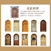 Adesivos Yi Niao Porta e Janela Série Humor de Sonho Tema Janela Cenário Diário Material DIY Base de Decoração 20 Folhas 6 Estilos