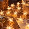 LED corda de luz estrela luz camping lanterna mercado noturno tenda pequena loja de luz de cor decorativa layout de cena de luz Luz de corda