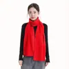 Evento de Inauguração de Lenço Vermelho de Primavera, Outono e Inverno Festa Lenço Vermelho Chinês de Caxemira Estampado Logo Impressão Bordado Empresa