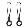 Chaveiro de Corda Pendurado Preto Casual Pequeno Joia DIY Feita à Mão Corrente para Celular Bolsa Pequena Pacote de Materiais para Acessórios Pingente