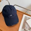 Boné de Baseball Street Style Marca da Moda Estilo Coreano para Menina Chapéu Fashion com Buraco de Aba Larga Simples Versátil Topo Macio para Homens