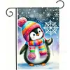 2024 Promoção Quente da Amazon Nova Bandeira de Jardim de Natal Bandeira de Jardim de Inverno Bandeira do Festival do Boneco de Neve Outlet de Fábrica