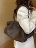 Comércio exterior de alto valor, nova bolsa de ombro plissada feminina 2025, bolsa feminina de nicho, design francês, bolsa de axila, moderna