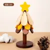 Manteles individuales de alta gama con temática de árbol de Navidad, resistentes al calor, perfectos para mesas de comedor en casa; decoraciones de mesa creativas y posavasos hechos de madera maciza resistente al calor