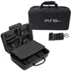Nueva Versión con Unidad Óptica Delgada Compartimento para Auriculares Modelo Ps5 Slim Bolsa de Almacenamiento para Accesorios de Consola de Videojuegos, Bolso Cruzado Portátil