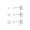 Amazon con moda simple uña de hueso de oreja redonda lisa agujero de oreja pendientes exquisitos de alto nivel para todo tipo de atuendo pendientes
