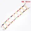 Columpio para Pájaros Suministros para Loros Anillo Colgante Suministros para Pájaros Juguete para Loros Juguete de Puente Colgante de Trigo para Loros Escalera de Nube de Pájaro Taibao