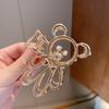Nuevo Estilo Personalizado Espiga Metal Pinza de Agarre Estilo Coreano Simple Corazón Adorno para el Cabello Parte Trasera Cabeza Clip de Tiburón para el Cabello Accesorios para el Cabello
