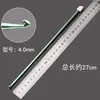 Directo del fabricante: Ganchillo de aleación de aluminio con mango largo 27cm Herramienta de tejido para el hogar, ganchillo de metal colorido de alta calidad
