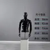 Modelo masculino para vitrine de loja de roupas, rosto galvanizado, manequim masculino de corpo inteiro, manequim de exposição