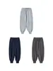 Calça de Amarrar Pés Infantil Wuli Bu Yi Calça Lanterna Solta de Inverno Com Pelúcia Bloqueio de Temperatura Quente Estilo Básico Versátil Calça de Tricô