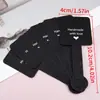 [Suministro exclusivo transfronterizo] con tarjeta de empaque adhesiva anillo para el cabello joyería doblada por la mitad tarjeta de exhibición de cartón para joyería anillo para el cabello pulsera
